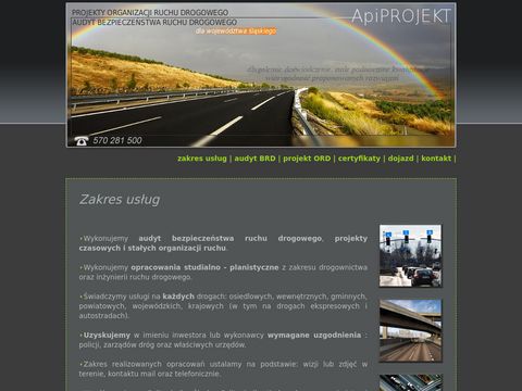 Apiprojekt.eu czasowa organizacja ruchu drogowego