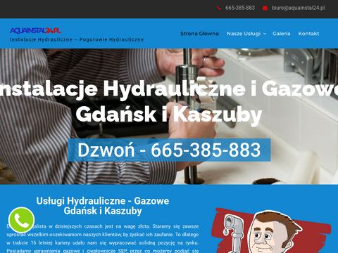 Aquainstal24.pl - dobry hydraulik Gdańsk