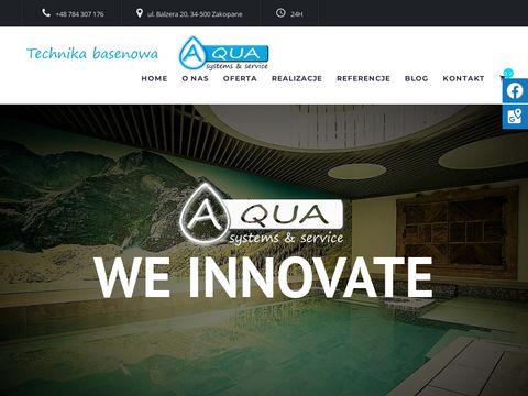 Aqua-systems.pl - projekt basenu Zakopane
