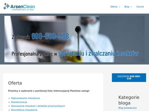 Arsen-lodz.com.pl - pluskwy domowe zwalczenie