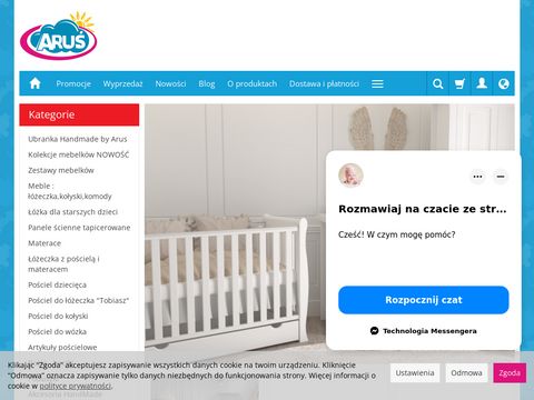 Arus.pl - pościel do łóżeczka dziecięcego