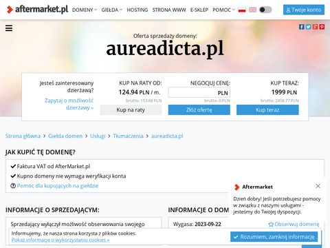 Aureadicta.pl - tłumacz angielskiego