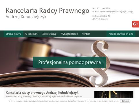 Akolodziejczyk.com.pl adwokat Gdańsk