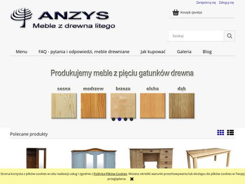 Anzys.pl - meble z drewna litego