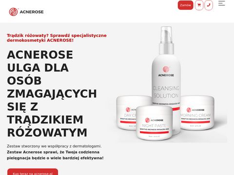 Acnerose.pl - pokonaj czerwoną twarz kosmetykiem