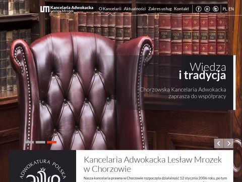 Adwokat-chorzow.com.pl Lesław Mrozek kancelaria