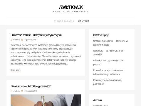 Adwokat-kowalski.com.pl prawo