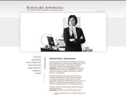 Kinga Swoboda - adwokat z Poznania