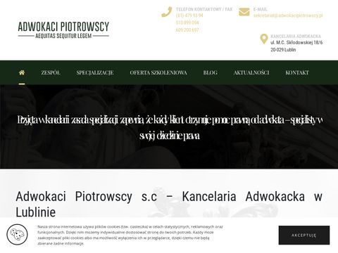 Adwokacipiotrowscy.pl - Lublin