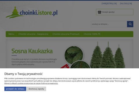 Choinki.istore.pl sztuczne świerk