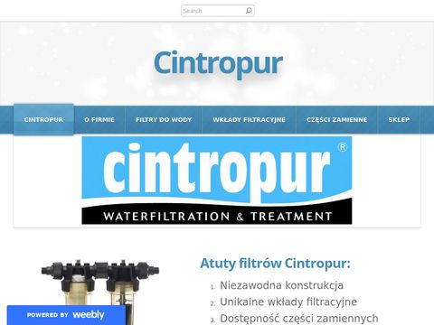 Cintropur.weebly.com wstępna filtracja mechaniczna
