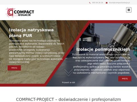 Compactizolacje.pl pianką poliuretanową