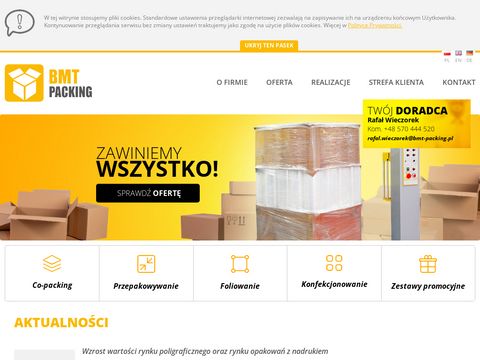 Bmt-packing.pl pakowanie i foliowanie w Warszawie