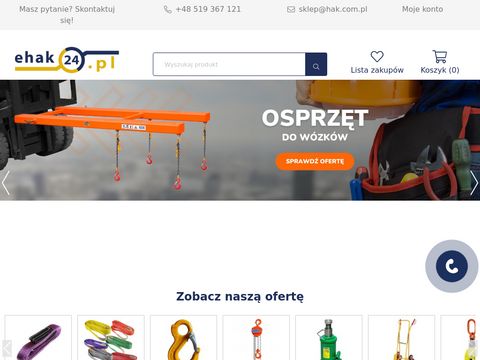 Ehak24.pl - zawiesia i wciągarki