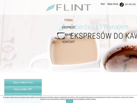 Flint ekspres do kawy wynajem