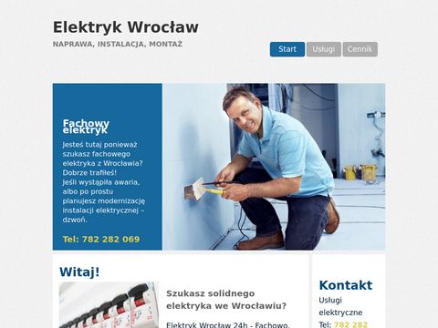 Elektryk24.wroclaw.pl - fachowy