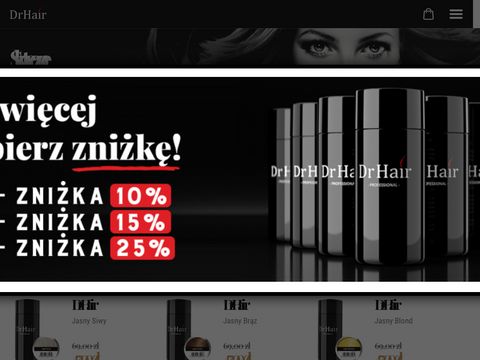 Drhair.pl mikrowłókna do włosów