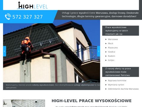 High-level.com.pl usługi alpinistyczne