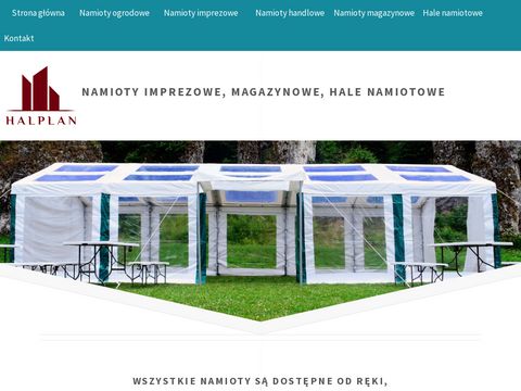 Halplan.pl namioty imprezowe, bankietowe