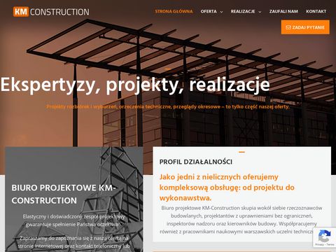 KM-Construction - projekt rozbudowy