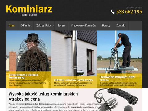 Kominiarz-lodz.com.pl usługi kominiarskie