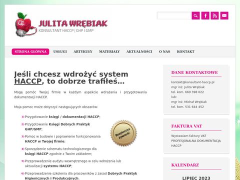 Konsultant-haccp.pl - dokumentacja haccp