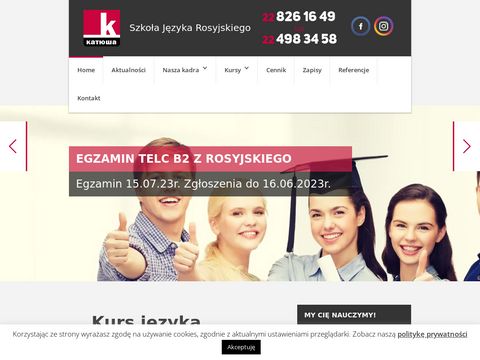 Katiusza.edu.pl - nauka języka rosyjskiego