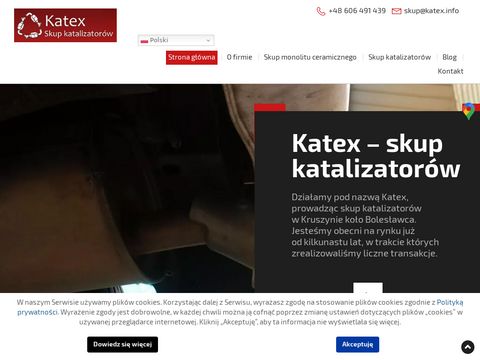 Katex.info skup katalizatorów