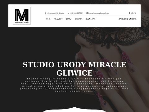 Miraclesalon.pl stylizacja paznokci i permanentny
