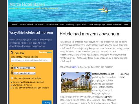 Morze-hotel-basen.pl noclegi