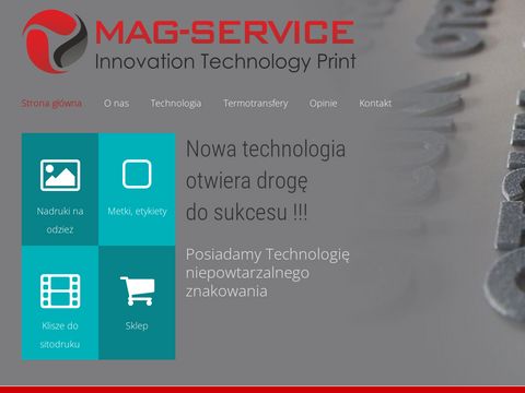 Mag-service.pl - drukarnia sitodrukowa
