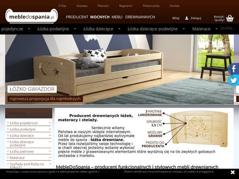 Mebledospania.pl - producent łóżek drewnianych