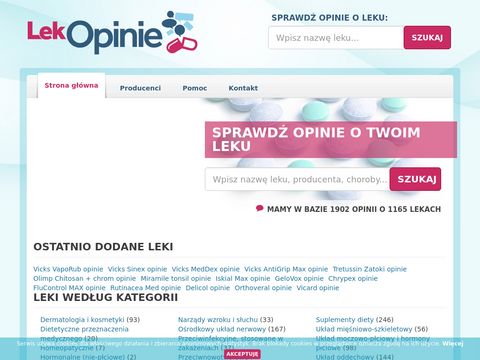 LekOpinie.pl - napisz opinię o leku