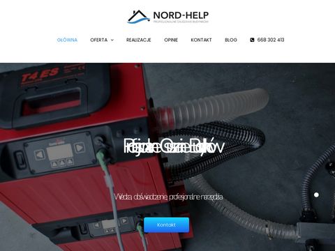 Nord-help.com.pl osuszanie budynku Warszawa