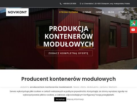 Novikont.eu - domy z kontenerów