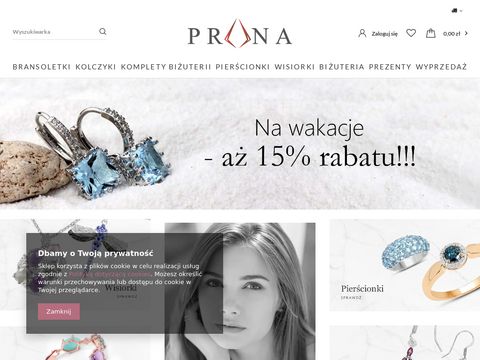 PranaShop.pl - biżuteria, kolczyki, pierścionki