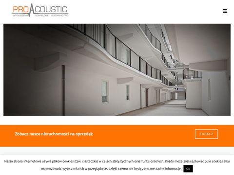Pro Acoustic - wygłuszanie i tynki akustyczne