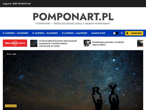 Pomponart.pl - pozycjonowanie strony firmowej