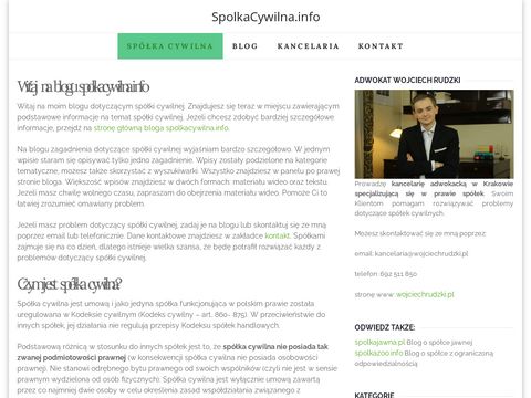Spolkacywilna.info - umowa spółki cywilnej