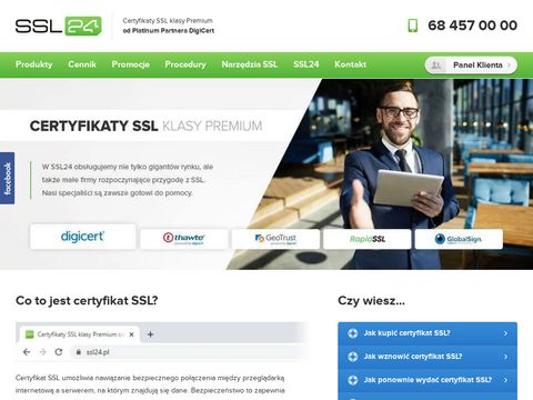 Ssl24.pl - certyfikat digicert