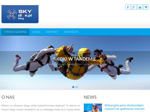 Skydiveblog.pl skoki tandemowe