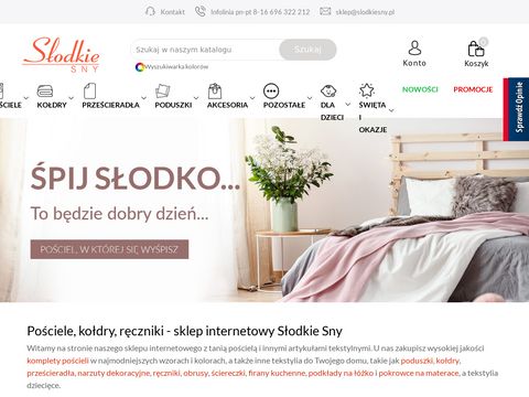 SlodkieSny.pl - pościele ręczniki kołdry