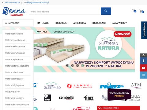 Sennamaterace.pl - sklep internetowy