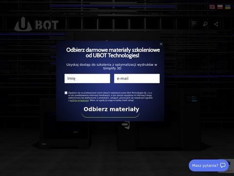 Ubot3d.pl - przemysłowe drukarki