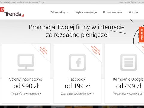 Trends.pl projektowanie stron www