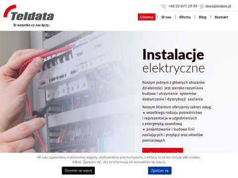 Teldata monitoring do sklepu Warszawa