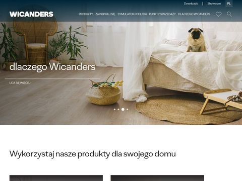 Wicanders.pl - podłogi drewniane parquet wicanders