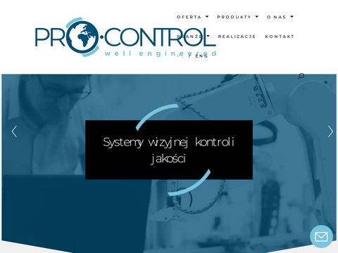 Pro-control.pl roboty przemysłowe systemy mes