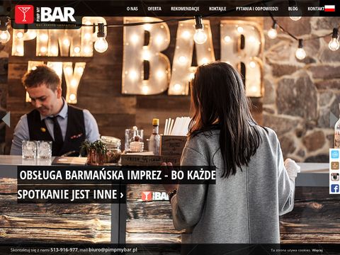 Catering Poznań - Barmani na wesele - Pimp My Bar