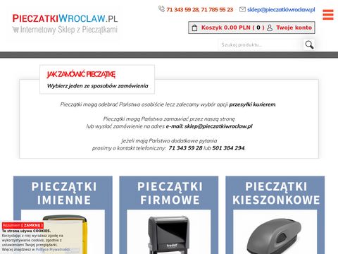 Pieczatkiwroclaw.pl kieszonkowe i automatyczne